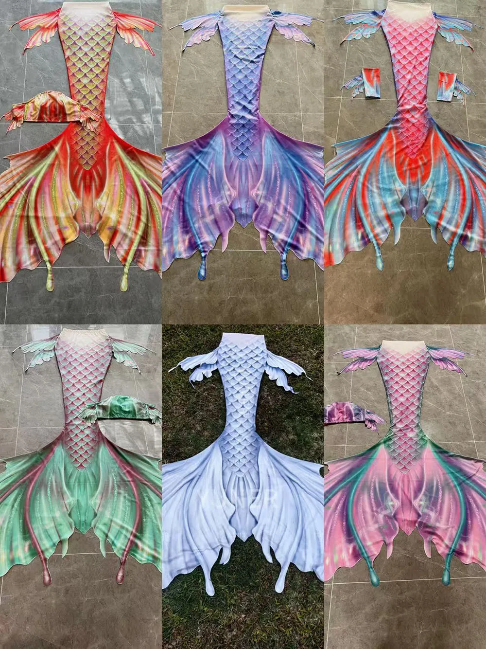 Original Mermaid Big Fish Tail Aquarium Performance Shooting Swimsuit Mermaid Tail Parent-Child Mermaid Free Diving Flippers
Original Mermaid Big Fish Tail Aquarium Performance Shooting Swimsuit Mermaid Tail Parent-Child Mermaid Free Diving Flippers