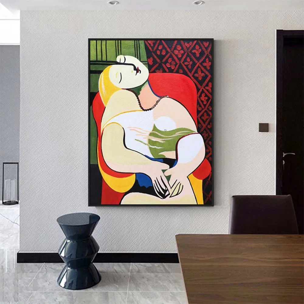 Picasso Famed Dream Series Wall Art Poster Abstract Mural Modern Home Decor Picture Print Canvas Painting Living Room Decoration
Picasso Famed Dream Series Wall Art Poster Abstract Mural Modern Home Decor Picture Print Canvas Painting Living Room Decoration