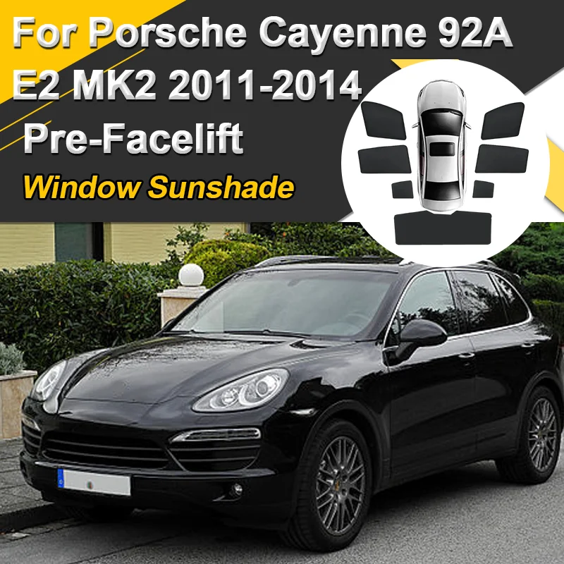 Car Sun Shades For Porsche Cayenne 92A E2 MK2 2011-2014 Pre-facelift Sunshade Magnetic Heat insulation Visor Auto Accessories
Car Sun Shades For Porsche Cayenne 92A E2 MK2 2011-2014 Pre-facelift Sunshade Magnetic Heat insulation Visor Auto Accessories