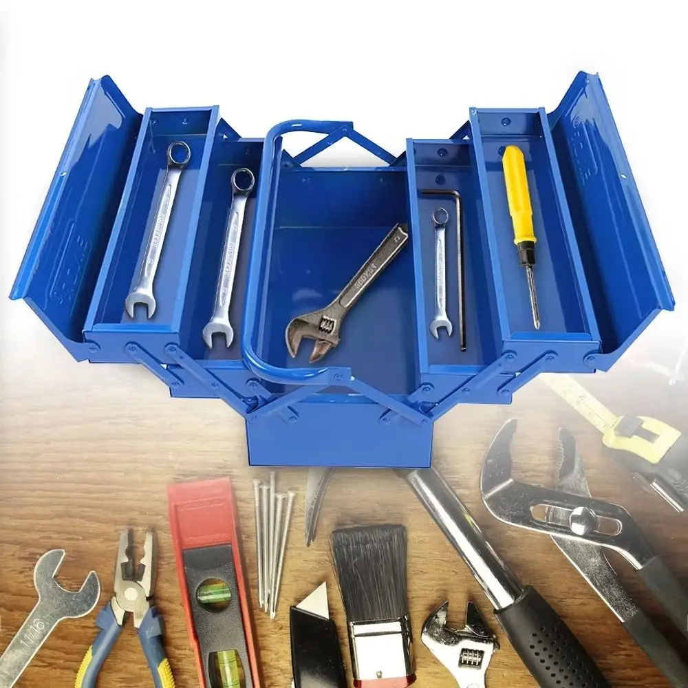 Maximum Storage Large Metal Toolbox Metal 2 Layer Tool Box Folding Design Heavy Duty Storage Tools Box Auto Plumber
Maximum Storage Large Metal Toolbox Metal 2 Layer Tool Box Folding Design Heavy Duty Storage Tools Box Auto Plumber