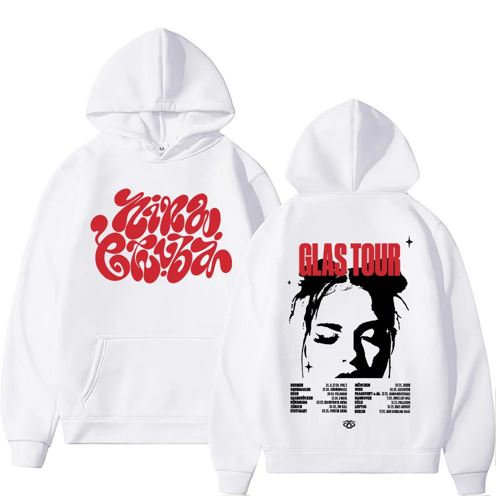 Rapper Nina Chuba Face Graphic Hoodie Glas Tour 2025 Hoodies Men Women Hip Hop Fashion Oversized Hooded Sweatshirt Streetwear
Rapper Nina Chuba Face Graphic Hoodie Glas Tour 2025 Hoodies Men Women Hip Hop Fashion Oversized Hooded Sweatshirt Streetwear