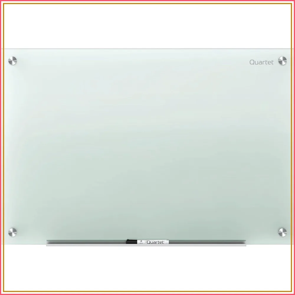 4x3 ft Non-Magnetic Dry Erase White Board, Infinity Frosted White, Wall-Mounted
4x3 ft Non-Magnetic Dry Erase White Board, Infinity Frosted White, Wall-Mounted