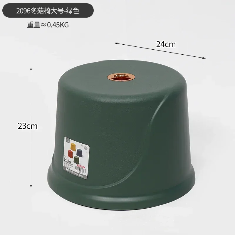 Simple plastic , thickened bench, stackable round stool, children's low , home living room small chair, non-slip rubber stool 
Simple plastic , thickened bench, stackable round stool, children's low , home living room small chair, non-slip rubber stool