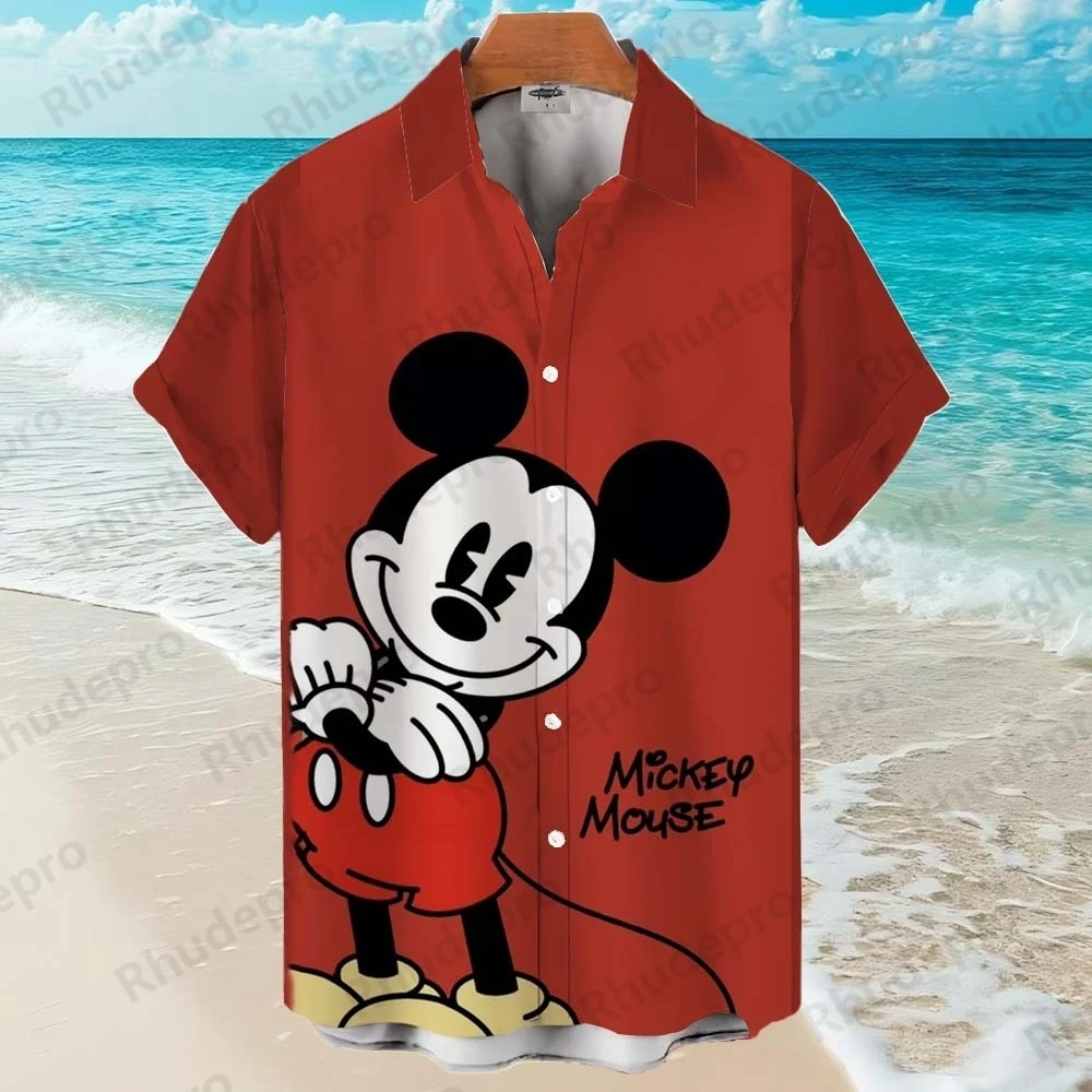 Disney 2025 New 3D Printing Mickey Mouse Cartoon Men's Hawaiian Shirt Summer Fashion Street Trend Retro Boutique 2025 Tops
Disney 2025 New 3D Printing Mickey Mouse Cartoon Men's Hawaiian Shirt Summer Fashion Street Trend Retro Boutique 2025 Tops