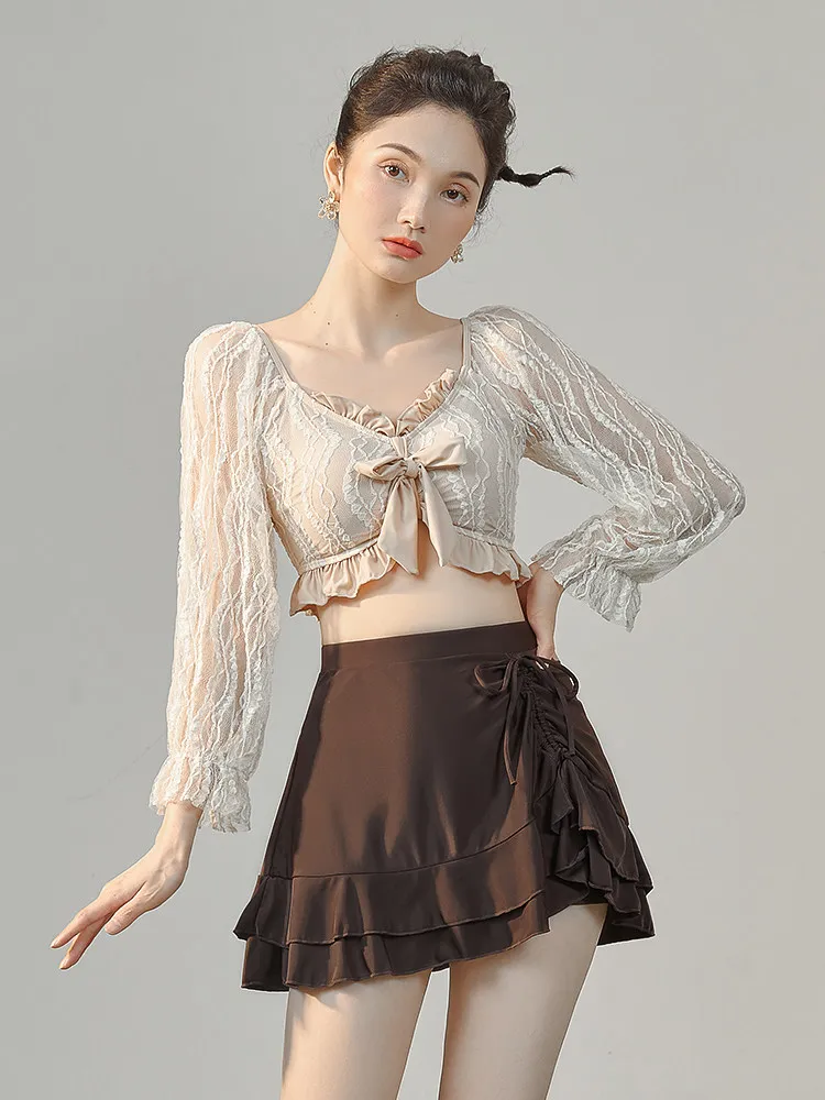 Xu Su Su Swan Ne High-End Long Sve Winter Thermal Women's Swimsuit Belly Covering Slimming Swimwear V-Ne Polyester
Xu Su Su Swan Ne High-End Long Sve Winter Thermal Women's Swimsuit Belly Covering Slimming Swimwear V-Ne Polyester