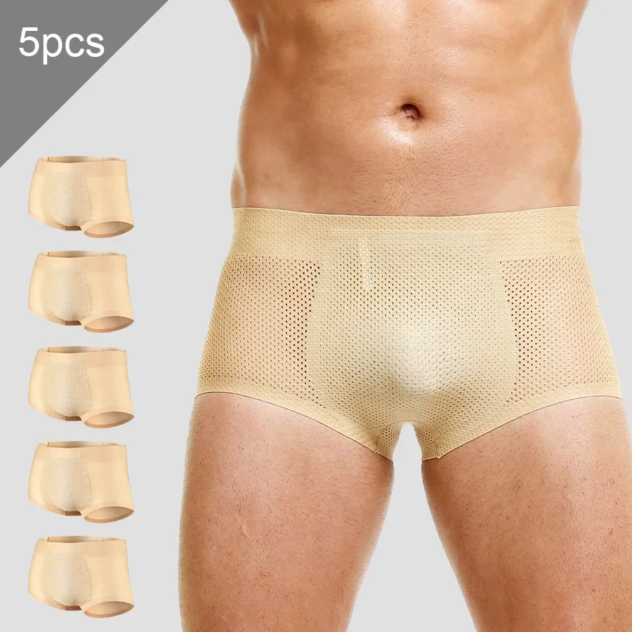 5PCS Men's false bottom underwear, a perfect tool for lifting buttocks, thickened sponge cushion buttocks, and peachy buttocks
5PCS Men's false bottom underwear, a perfect tool for lifting buttocks, thickened sponge cushion buttocks, and peachy buttocks
