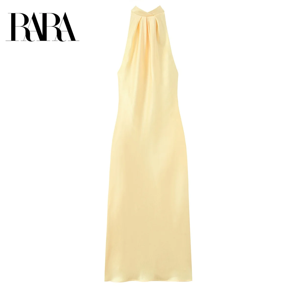 RARA2025 New Summer Women's Halter Backless Midi Dress Casual Fashion Temperament Holiday Style Sexy Long Dress
RARA2025 New Summer Women's Halter Backless Midi Dress Casual Fashion Temperament Holiday Style Sexy Long Dress