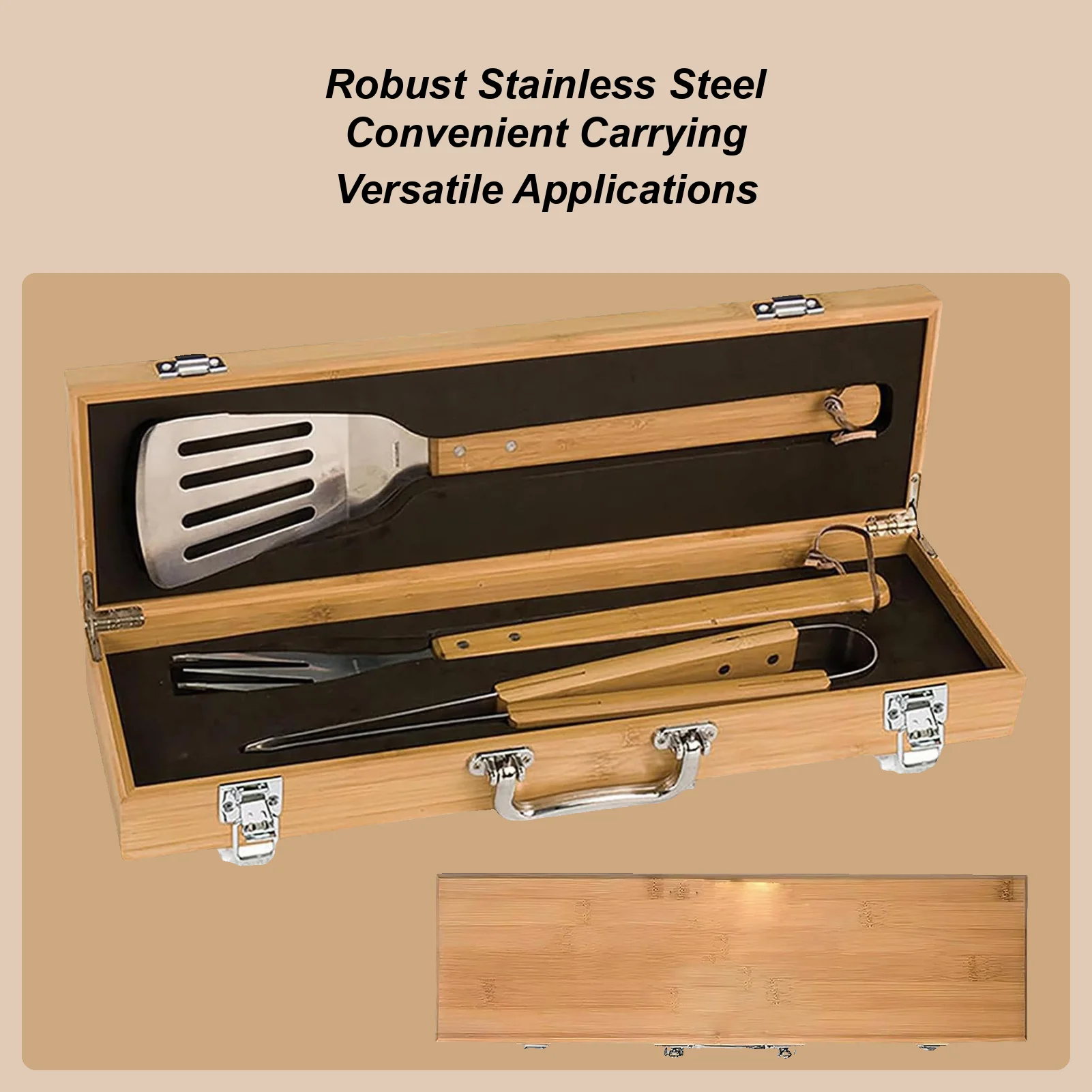 BBQ Tool Set Grill Set Barbecue Case Grilling Tool For Men Dad Husband Outdoor Family Gatherings Camping
BBQ Tool Set Grill Set Barbecue Case Grilling Tool For Men Dad Husband Outdoor Family Gatherings Camping