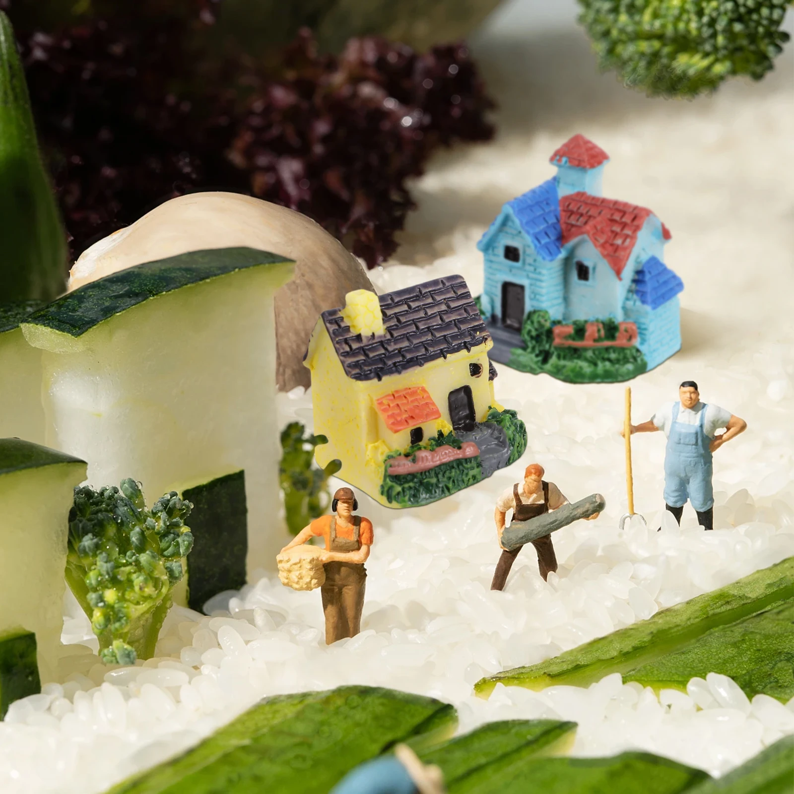 4pcs Micro Landscape Villa Miniature House Bonsai Gardening Props Tiny Houses Craft Decor Moss Scene Outdoor Ornaments
4pcs Micro Landscape Villa Miniature House Bonsai Gardening Props Tiny Houses Craft Decor Moss Scene Outdoor Ornaments