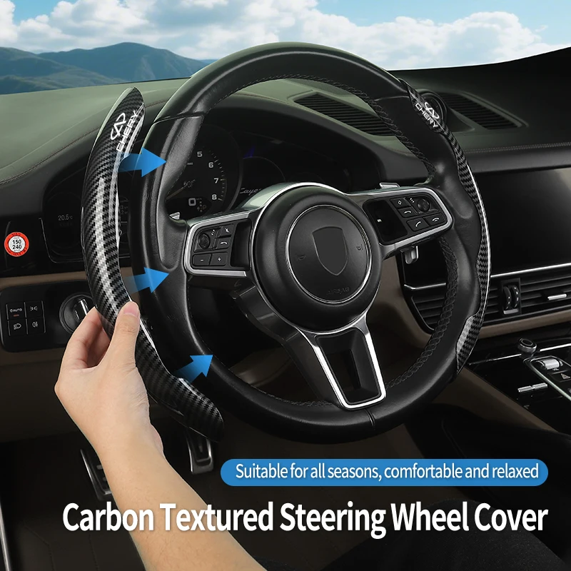 General Car Steering Wheel Cover Non-slip Steering Wheel Cover For Chery Fulwin QQ Tiggo 3 5 T11 A1 A3 A5 Amulet M11 Eastar
General Car Steering Wheel Cover Non-slip Steering Wheel Cover For Chery Fulwin QQ Tiggo 3 5 T11 A1 A3 A5 Amulet M11 Eastar