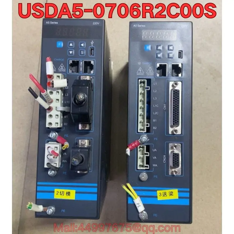Second-hand USDA5-0706R2C00S servo drive function test is normal
Second-hand USDA5-0706R2C00S servo drive function test is normal