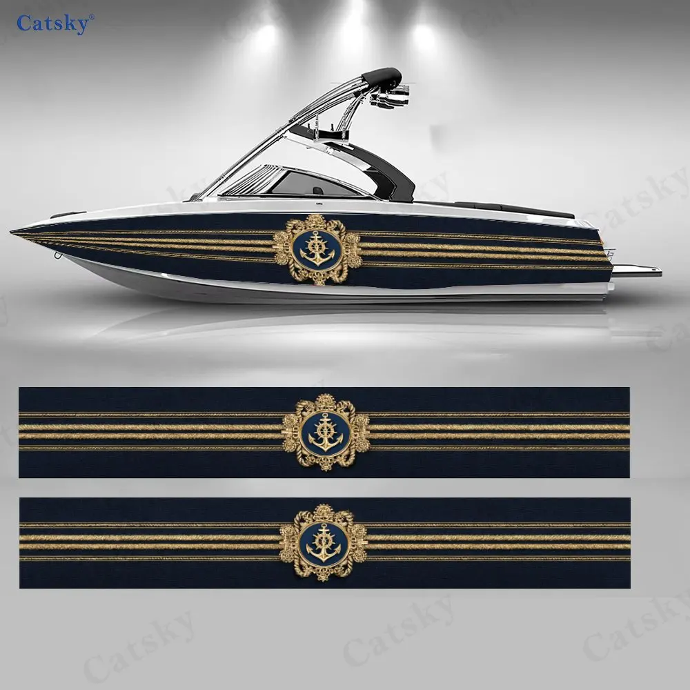 Vintage Naval Stripe Boat Stickers, PVC Waterproof Durable Vinyl Wrap Decals for Fishing Boats, Durable and Stylish Design
Vintage Naval Stripe Boat Stickers, PVC Waterproof Durable Vinyl Wrap Decals for Fishing Boats, Durable and Stylish Design