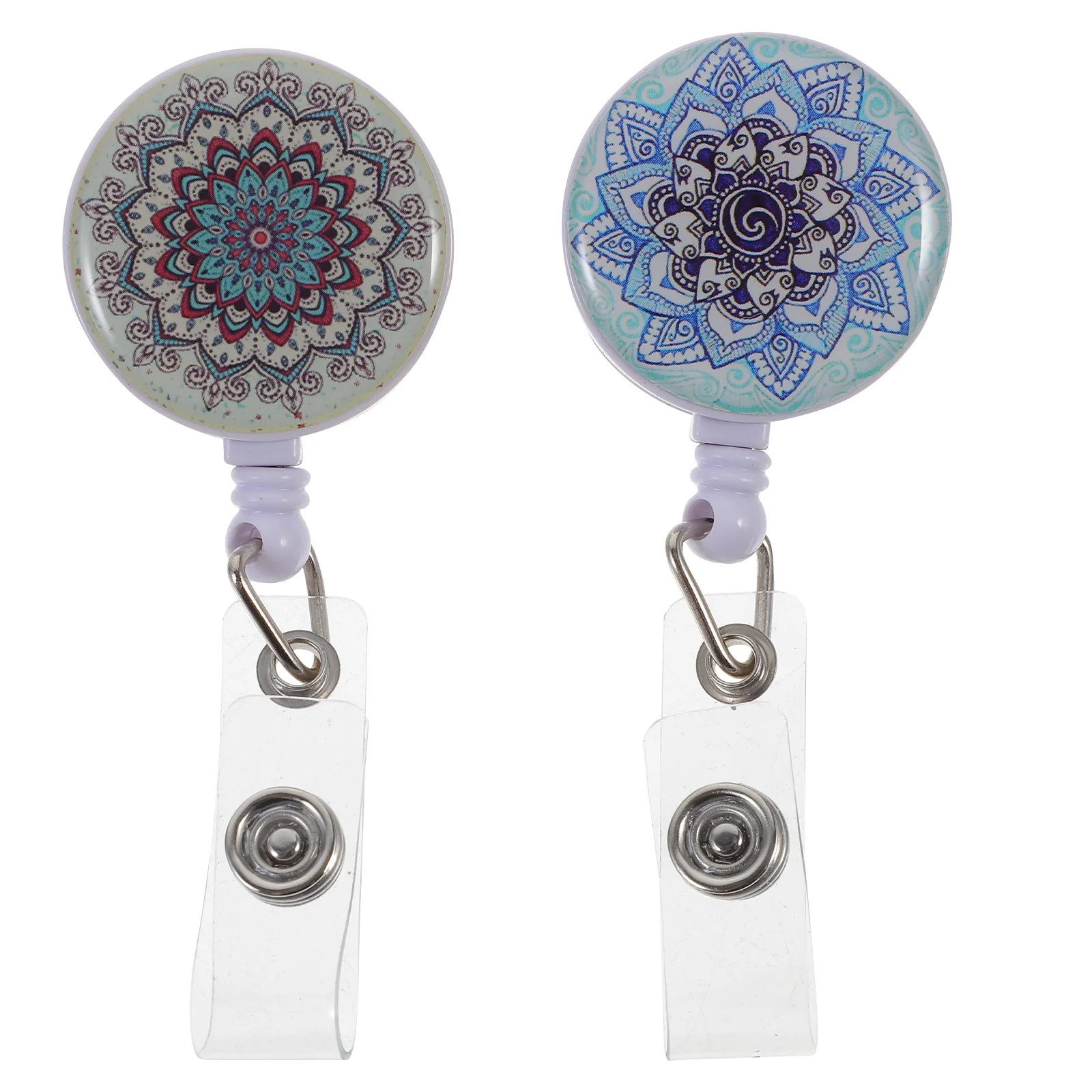 2 Pcs Mandala Badge Clip Retractable ID Buckle Multifunction Name Tag Holder Abs Portable
2 Pcs Mandala Badge Clip Retractable ID Buckle Multifunction Name Tag Holder Abs Portable