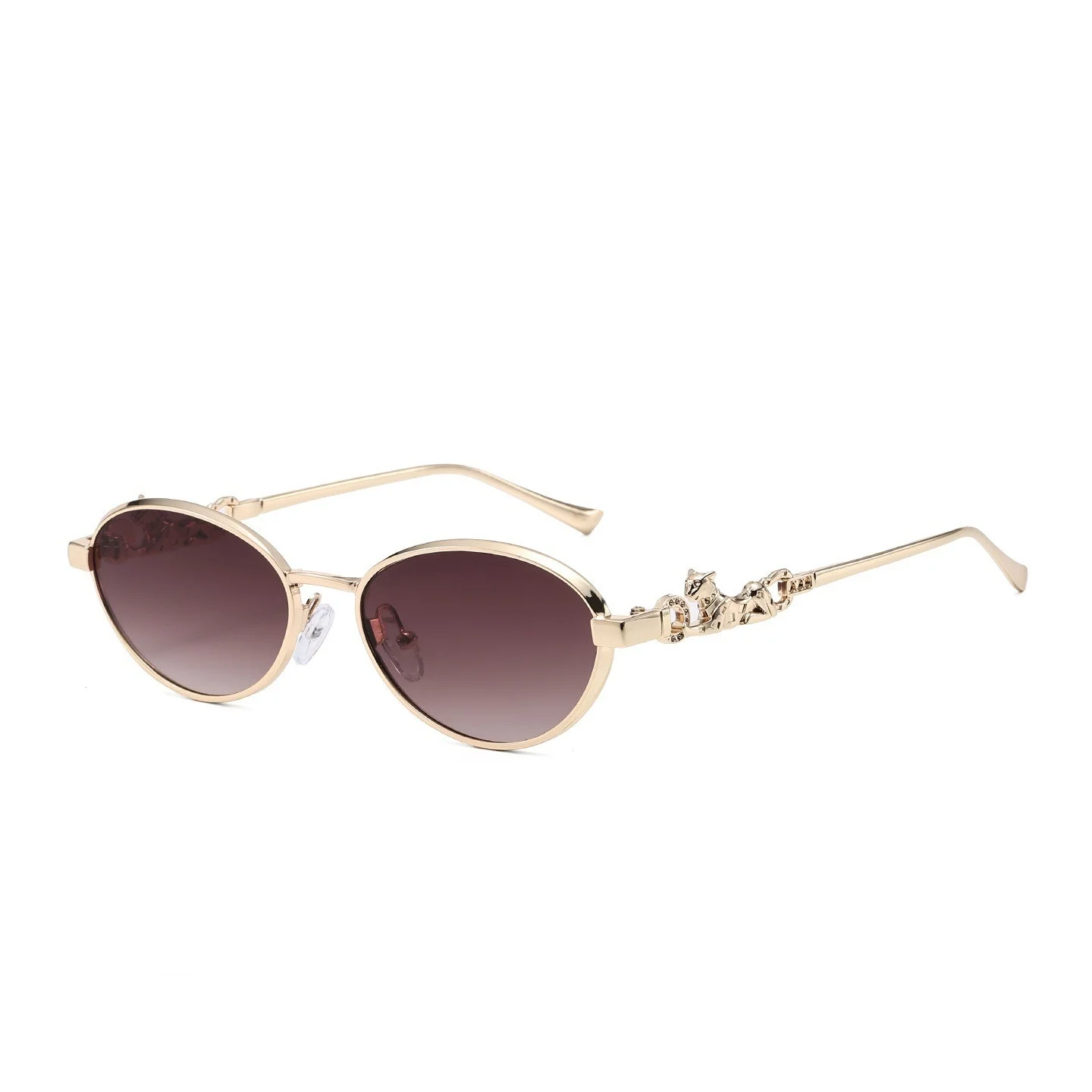 2026 New Retro Oval Cheetah Sunglasses Men Women Luxury Alloy Frame Small Fashion Trendy Sun Glasses UV400 Vintage Shades 3230
2026 New Retro Oval Cheetah Sunglasses Men Women Luxury Alloy Frame Small Fashion Trendy Sun Glasses UV400 Vintage Shades 3230