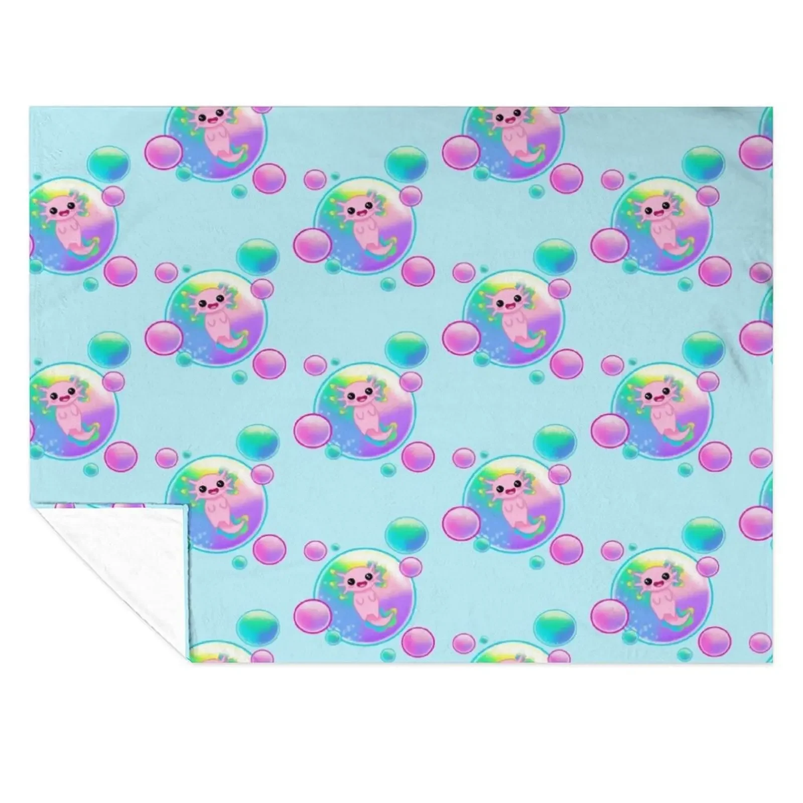 Kawaii Axolotl with Bubbles Throw Blanket Loose Blankets For Bed Camping Giant Sofa Blankets
Kawaii Axolotl with Bubbles Throw Blanket Loose Blankets For Bed Camping Giant Sofa Blankets