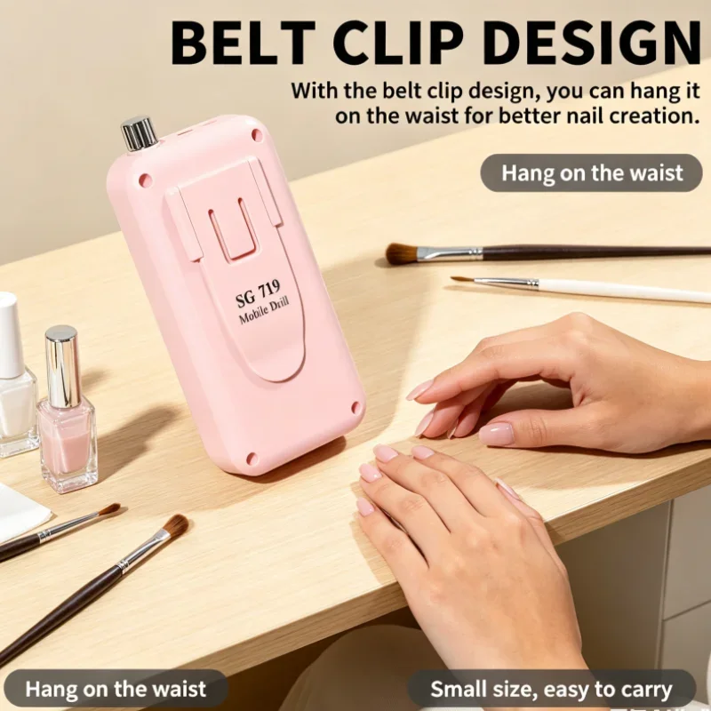 Portable Rechargeable 45000RPM Professional Nail Sander File Electric Nail Drill Gel Nails Polishing Salon Tool
Portable Rechargeable 45000RPM Professional Nail Sander File Electric Nail Drill Gel Nails Polishing Salon Tool