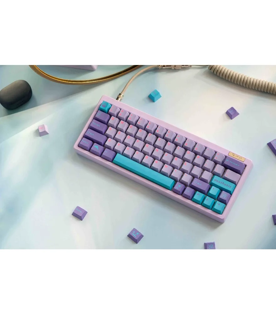 Keycap vaporwave PBT five-sided sublimation personality animation two-dimensional keycap mechanical keyboard
Keycap vaporwave PBT five-sided sublimation personality animation two-dimensional keycap mechanical keyboard