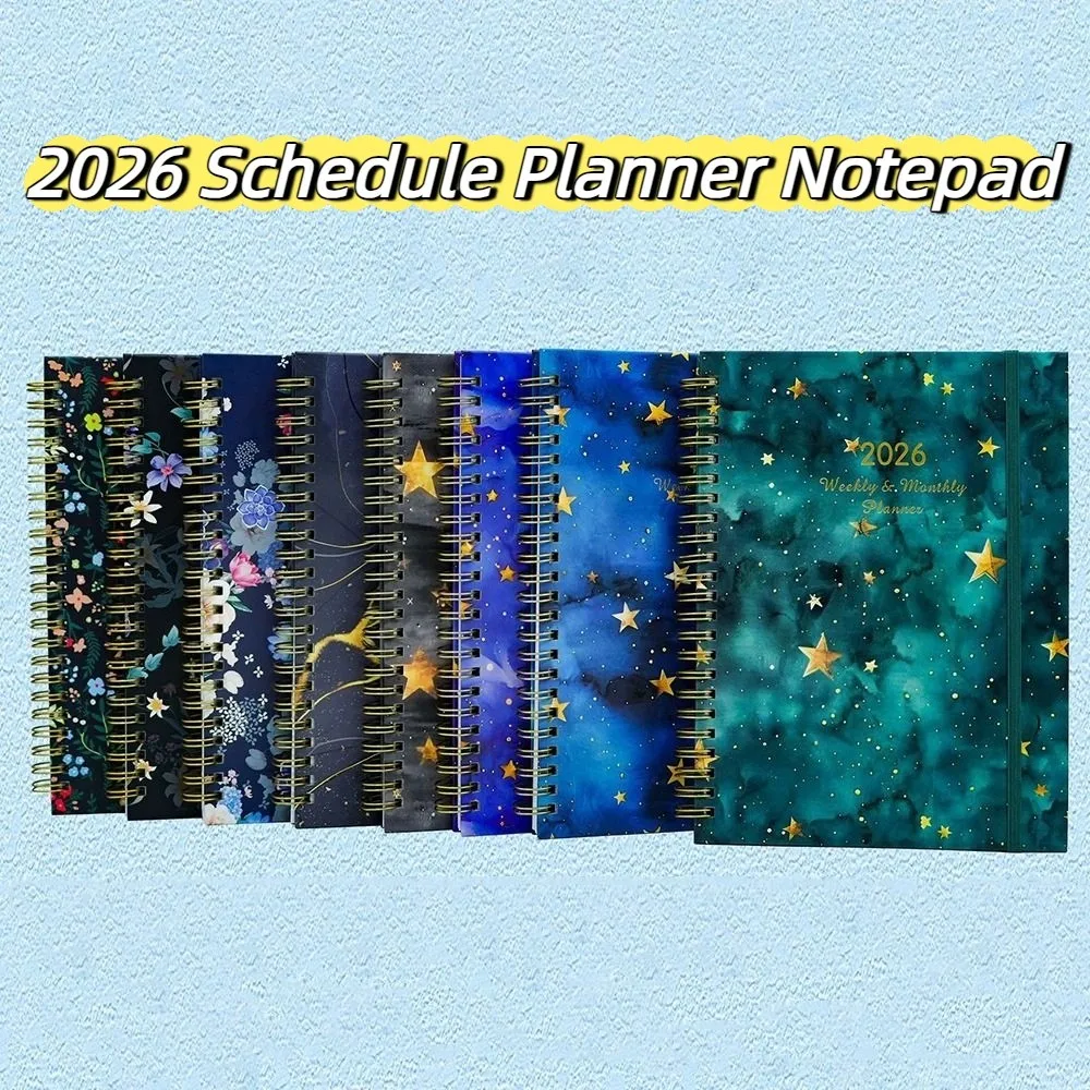 English 2026 Schedule Planner Notepad Wear-resistant 12 Months A5 Agenda Planning Notebook Efficiency Bookmark
English 2026 Schedule Planner Notepad Wear-resistant 12 Months A5 Agenda Planning Notebook Efficiency Bookmark