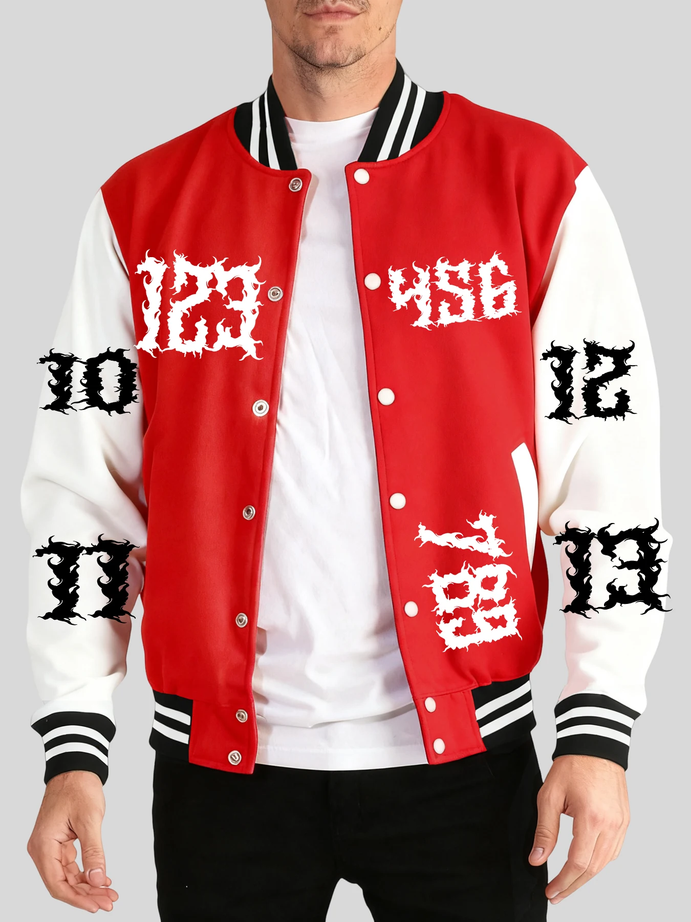 Куртки с цифровым креативным принтом, мужские мягкие спортивные бейсбольные майки в стиле хип-хоп, спортивный костюм на пуговицах, осенне-зимняя повседневная одежда
Куртки с цифровым креативным принтом, мужские мягкие спортивные бейсбольные майки в стиле хип-хоп, спортивный костюм на пуговицах, осенне-зимняя повседневная одежда