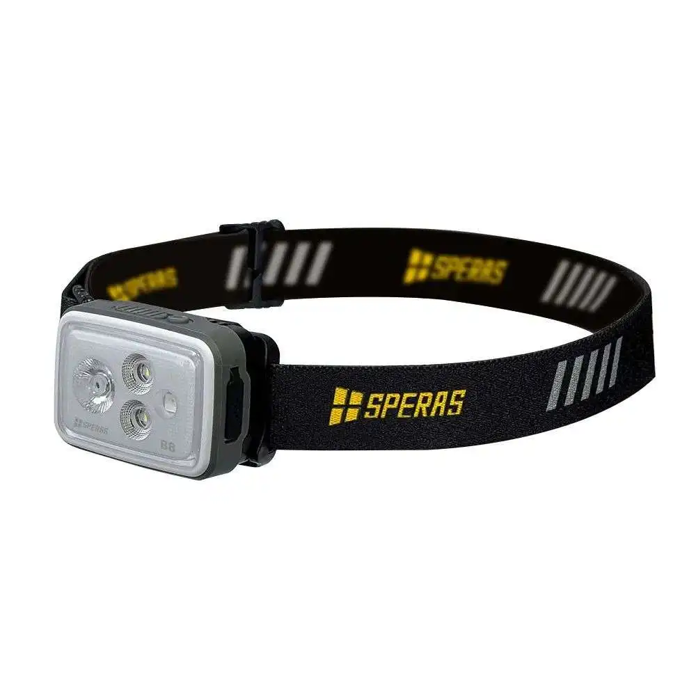 Speras B8 Innovative 700lm USB-C Charging Headlamp for Night Running Hiking Camping Fishing Hunting Head Lamp
Speras B8 Innovative 700lm USB-C Charging Headlamp for Night Running Hiking Camping Fishing Hunting Head Lamp