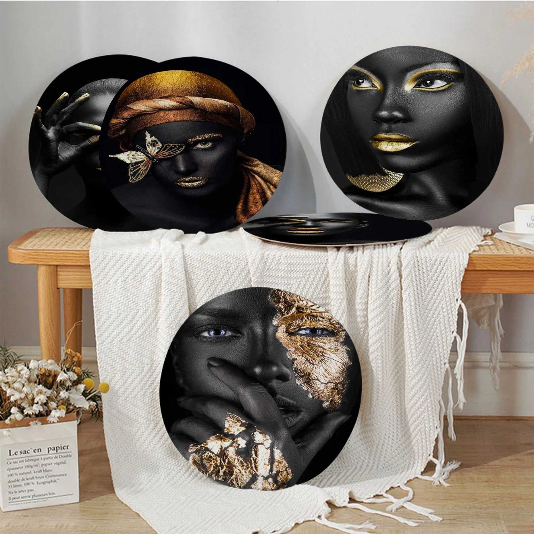 African Woman Four Seasons Dining Chair Cushion Circular Decoration Seat For Office Desk Buttocks Pad
African Woman Four Seasons Dining Chair Cushion Circular Decoration Seat For Office Desk Buttocks Pad