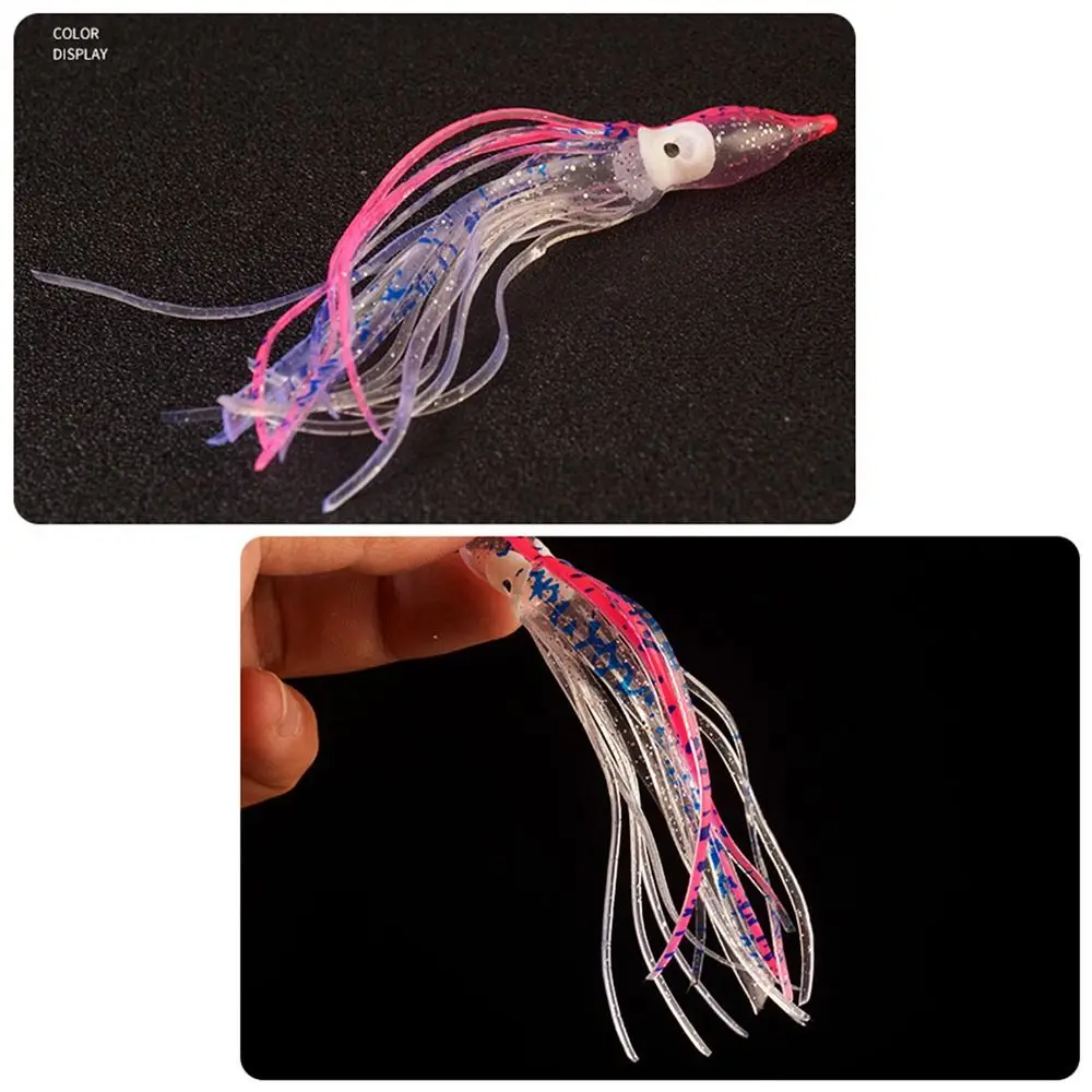 6pcs TPE Luminous UV Swim Artificial Soft Silicone long tail Saltwater Octopus Bait Fishing Tackle Squid Skirt Lure
6pcs TPE Luminous UV Swim Artificial Soft Silicone long tail Saltwater Octopus Bait Fishing Tackle Squid Skirt Lure