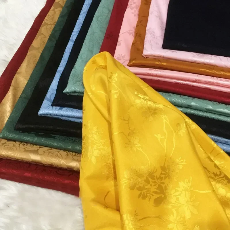 Jacquard Satin Fabric Soft Silk Texture Flower Brocade Fabric DIY Dress Clothes Curtains Chair Cover Pillow Cushion Materials
Jacquard Satin Fabric Soft Silk Texture Flower Brocade Fabric DIY Dress Clothes Curtains Chair Cover Pillow Cushion Materials