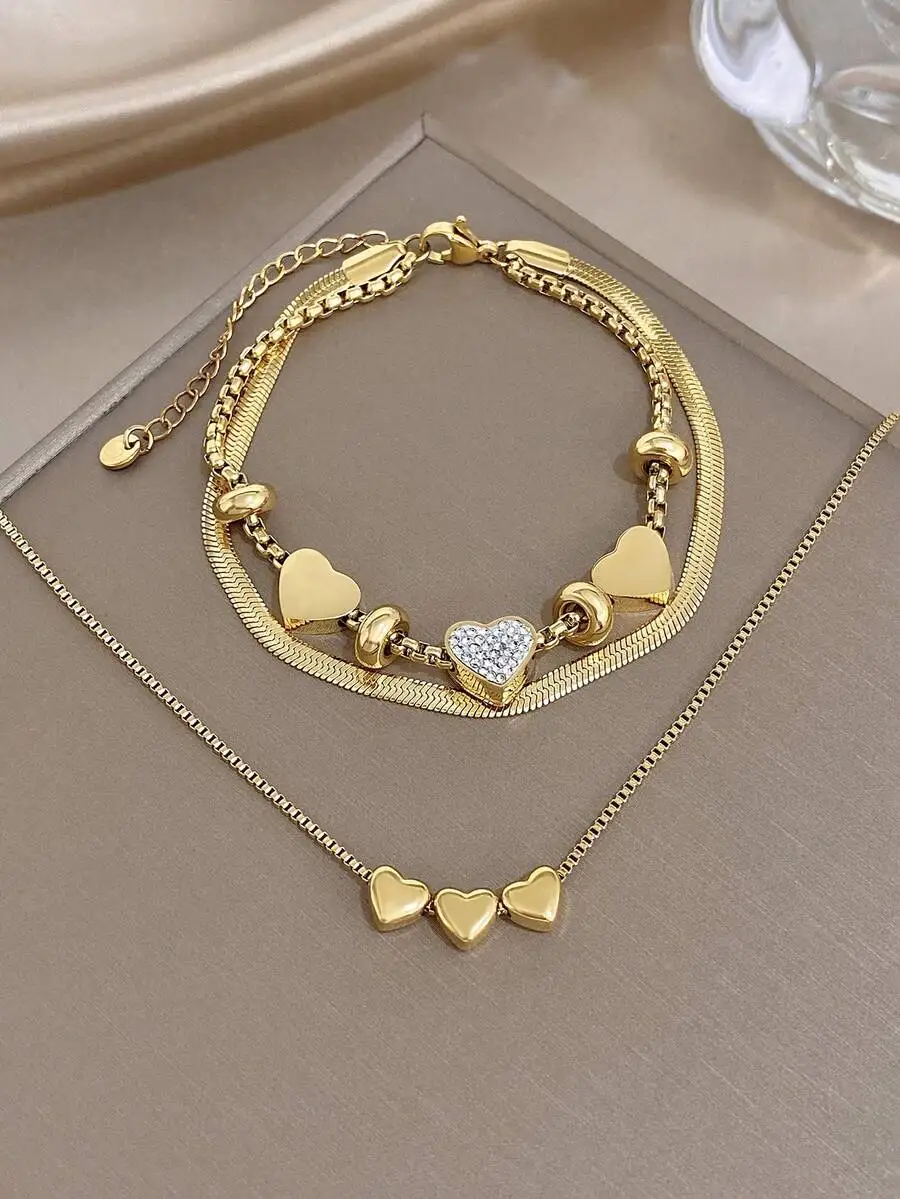 Minimalist Heart Pendant Stackable Chain Necklace For Women Stainless Steel Daily Party Valentine Wedding Festival Jewelry
Minimalist Heart Pendant Stackable Chain Necklace For Women Stainless Steel Daily Party Valentine Wedding Festival Jewelry