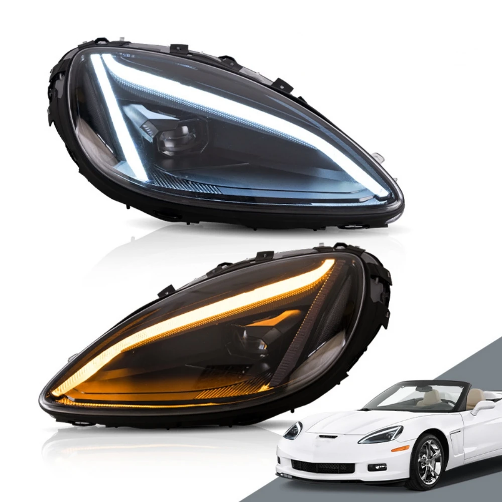 Car LED Dynamic Headlight Assembly Head Lamp For Chevrolet Corvette C6 2005-2013 Head Lamp Daytime Running Light Car LED Light
Car LED Dynamic Headlight Assembly Head Lamp For Chevrolet Corvette C6 2005-2013 Head Lamp Daytime Running Light Car LED Light
