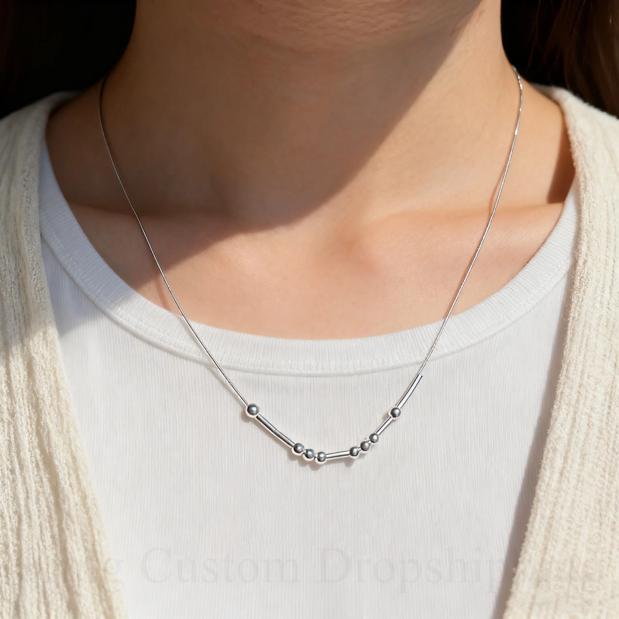 Custom Letter Morse Code 316 Stainless Steel Necklace Unisex Fashion Accessory for Everyday Style with Enigmatic Charm
Custom Letter Morse Code 316 Stainless Steel Necklace Unisex Fashion Accessory for Everyday Style with Enigmatic Charm