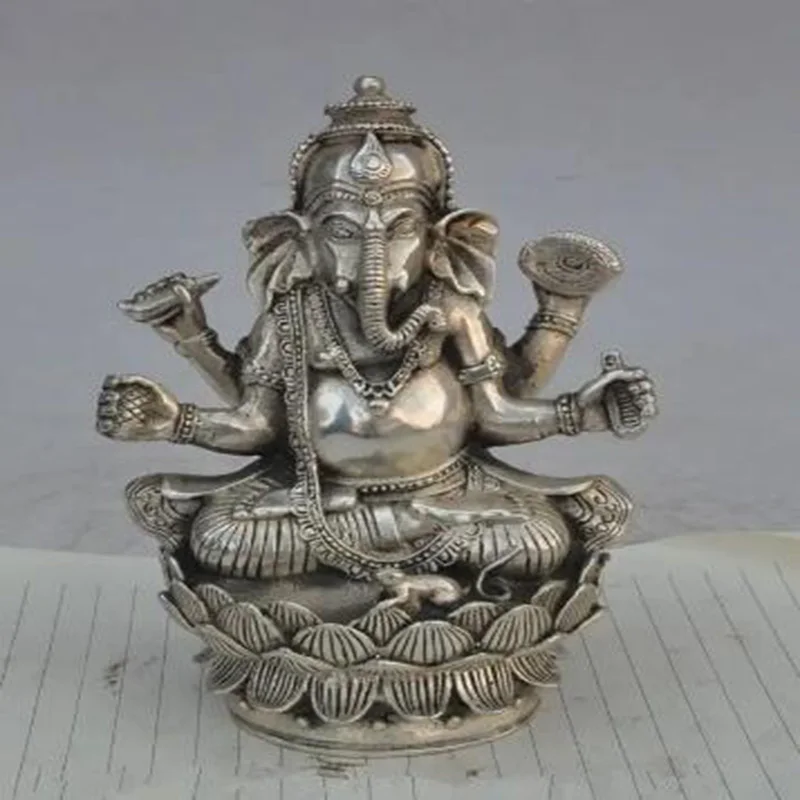 Tibet silver carving Buddhist incense I Silver 4 arm like Ganesha Buddha wealth wealth
Tibet silver carving Buddhist incense I Silver 4 arm like Ganesha Buddha wealth wealth