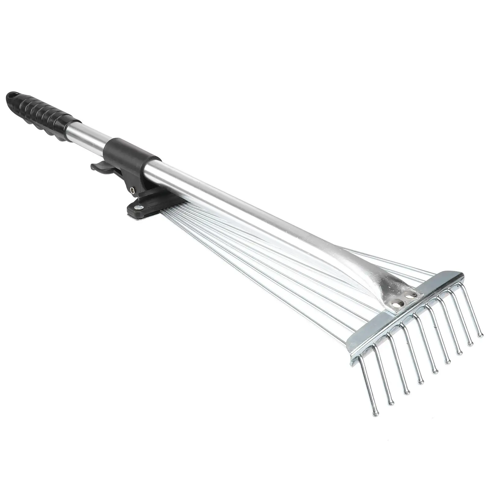 Telescopic Garden Rake Adjustable Metal Leaf Tool Retractable Yard Weeds Cleaner Sturdy Structure Sunlight Rain Resistance
Telescopic Garden Rake Adjustable Metal Leaf Tool Retractable Yard Weeds Cleaner Sturdy Structure Sunlight Rain Resistance