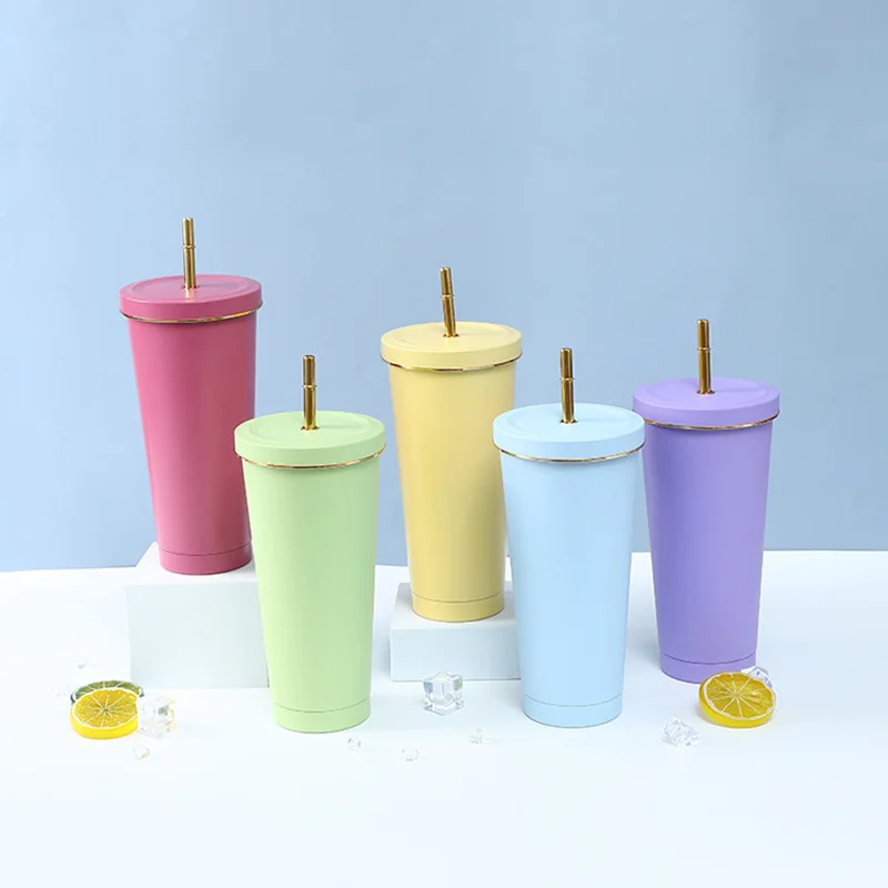 750ml Insulated Cup Stainless Steel Straw Cup Vehicle-mounted Milk Coffee Cup Coffeeware Bottle Mug Protein Powder Portable
750ml Insulated Cup Stainless Steel Straw Cup Vehicle-mounted Milk Coffee Cup Coffeeware Bottle Mug Protein Powder Portable
