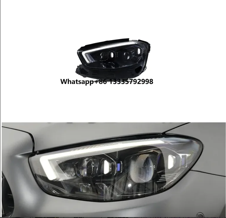 Modified High-End W213 LED Headlights Assembly for 16-20 MercedesBenz E-Class Featuring Laser’ Lens Daytime Running Lights
Modified High-End W213 LED Headlights Assembly for 16-20 MercedesBenz E-Class Featuring Laser’ Lens Daytime Running Lights