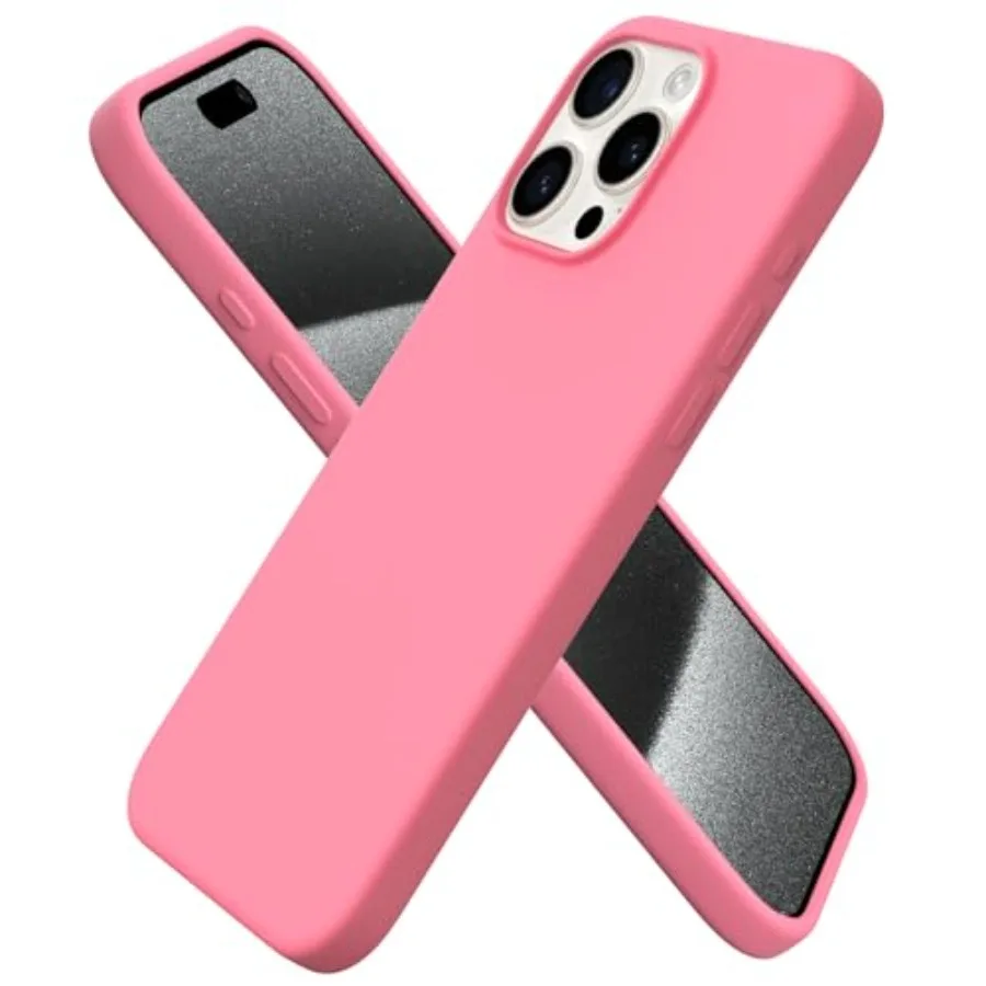 Compatible with iPhone 15 Pro Max Case 6.7, Slim Liquid Silicone 3 Layers Soft Gel Rubber Shockproof Protective Phone Cover wit
Compatible with iPhone 15 Pro Max Case 6.7, Slim Liquid Silicone 3 Layers Soft Gel Rubber Shockproof Protective Phone Cover wit