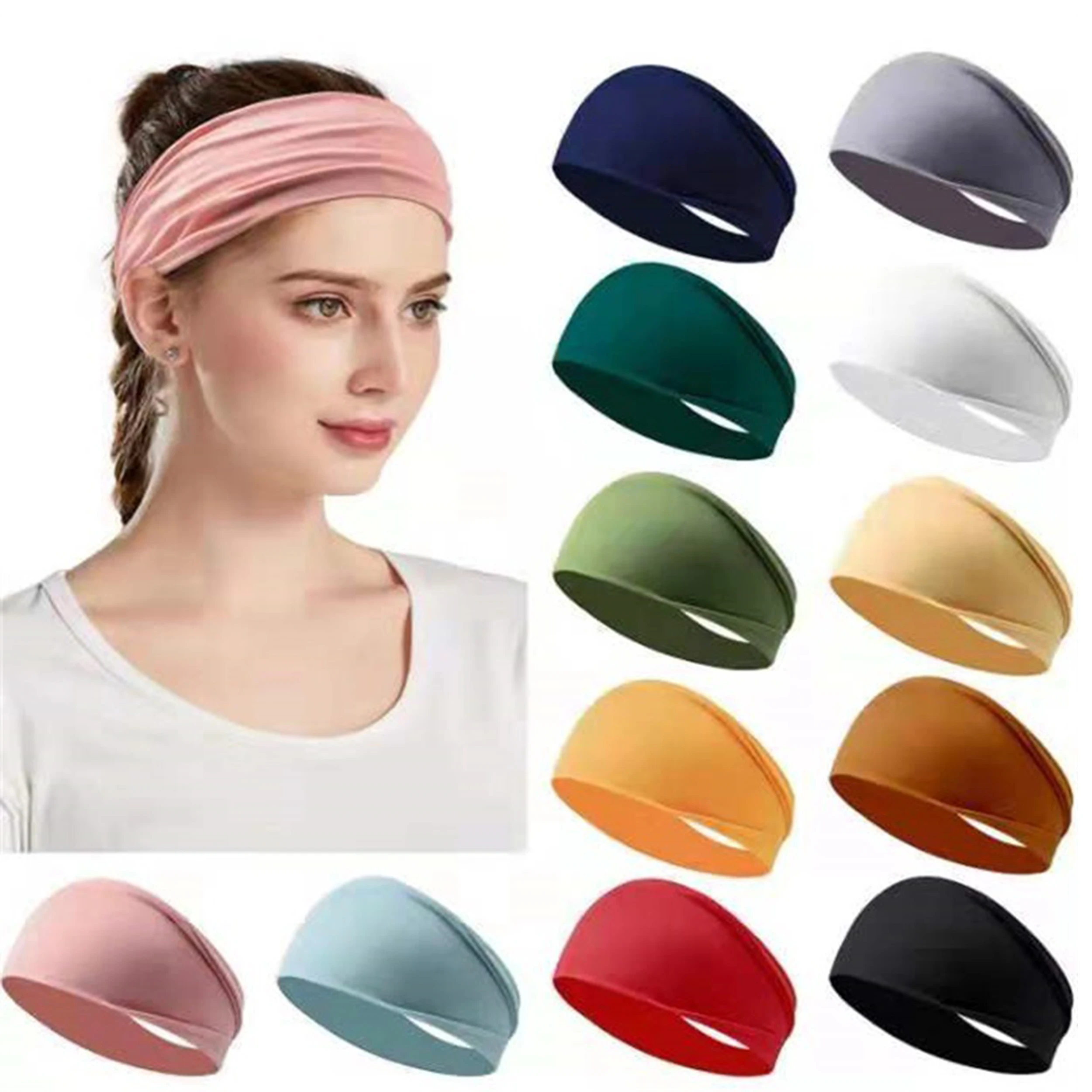 12 Pack Headbands for Women, Fashionable Sports Hairbands, Elastic Wide Headbands, Non-Slip Workout Yoga Sports Headbands
12 Pack Headbands for Women, Fashionable Sports Hairbands, Elastic Wide Headbands, Non-Slip Workout Yoga Sports Headbands