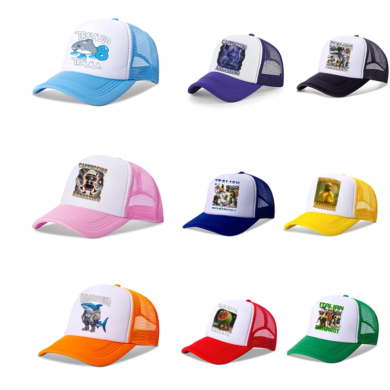 Italian Brainrot Multi functional Baseball Hat Breathable Quick drying Hat Cartoon Pattern Sports Hat Children's Birthday Gift
Italian Brainrot Multi functional Baseball Hat Breathable Quick drying Hat Cartoon Pattern Sports Hat Children's Birthday Gift