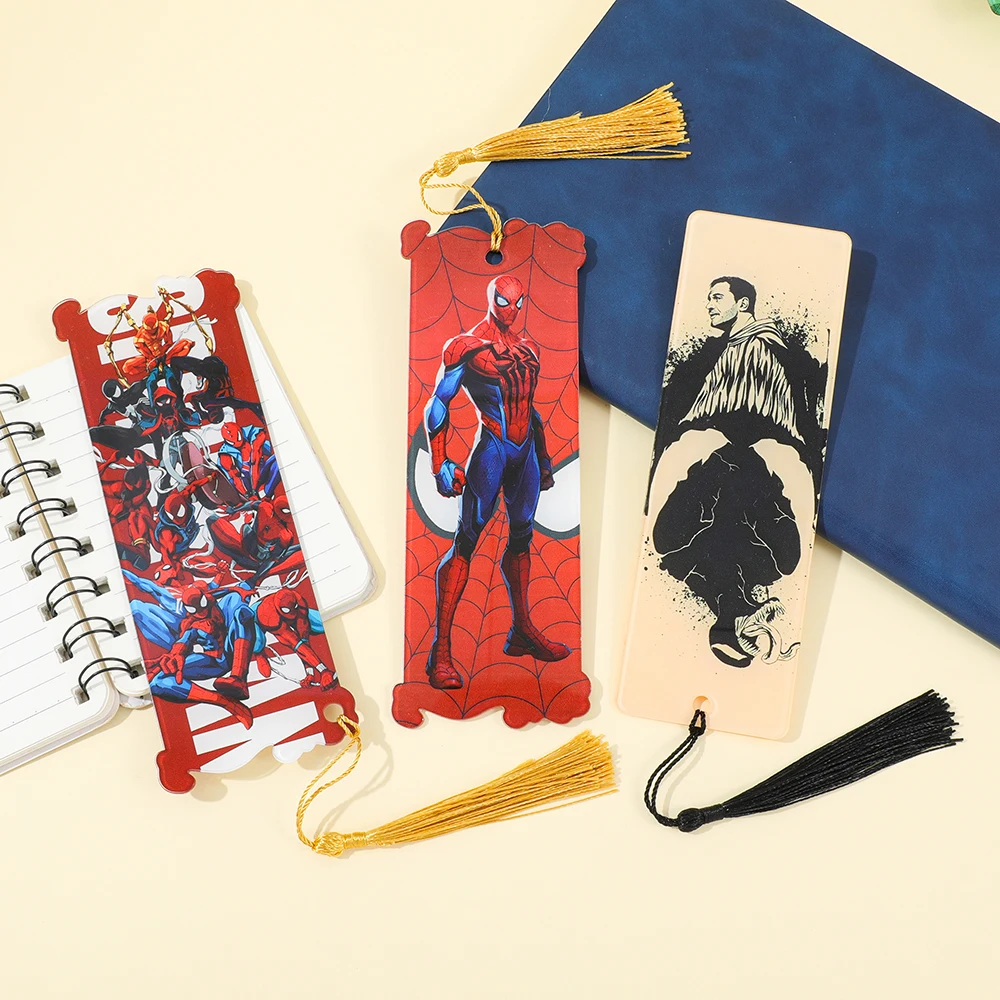 Spider-Man Acrylic Bookmarks Reading Lovers Reading Accessories Holiday Gifts for Teachers Study Stationery for Students
Spider-Man Acrylic Bookmarks Reading Lovers Reading Accessories Holiday Gifts for Teachers Study Stationery for Students
