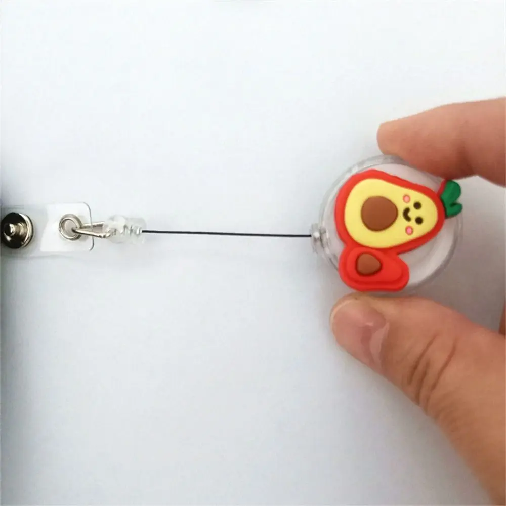 Silicone Fruits Badge Holder Avocado Easy Pull Buckle Cartoon Nurse Badge Reel Name Tag Chest Card Retractable Badge Holder
Silicone Fruits Badge Holder Avocado Easy Pull Buckle Cartoon Nurse Badge Reel Name Tag Chest Card Retractable Badge Holder