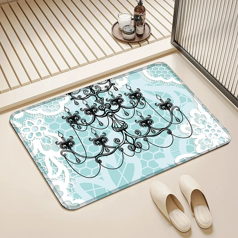 Chandelier Lace Doormat Non-Slip Floor Mat Home Entrance Door Rug Elegant Style Decor Kitchen Bathroom Living Room
Chandelier Lace Doormat Non-Slip Floor Mat Home Entrance Door Rug Elegant Style Decor Kitchen Bathroom Living Room
