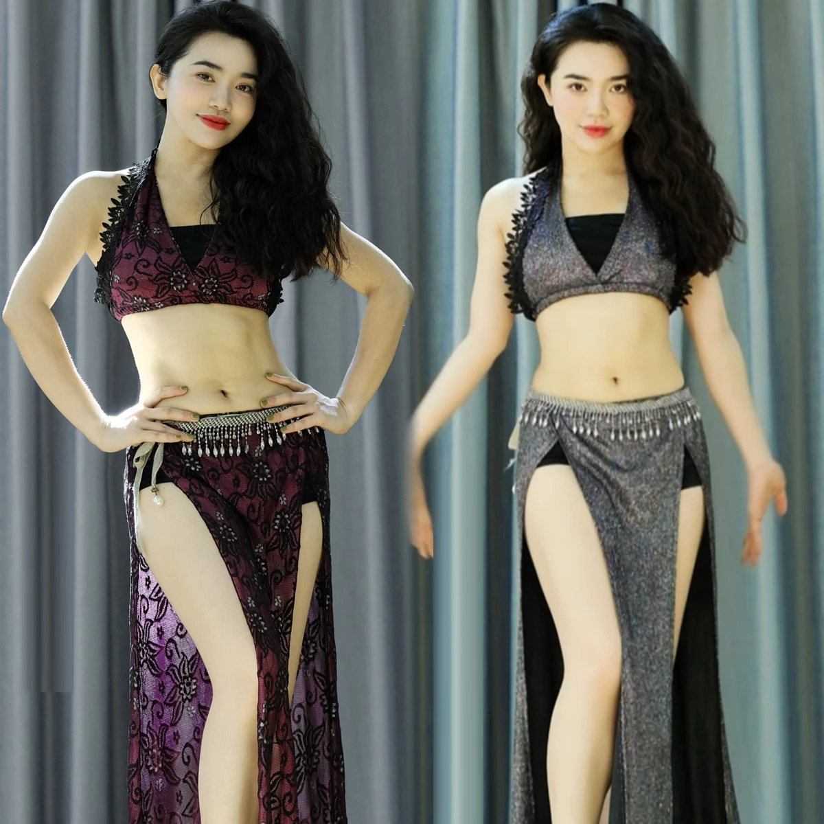 Belly Dance Practice Set Customized Sexy Lace Professional performance costumes for Women's Oriental Dance Competition Clothing
Belly Dance Practice Set Customized Sexy Lace Professional performance costumes for Women's Oriental Dance Competition Clothing