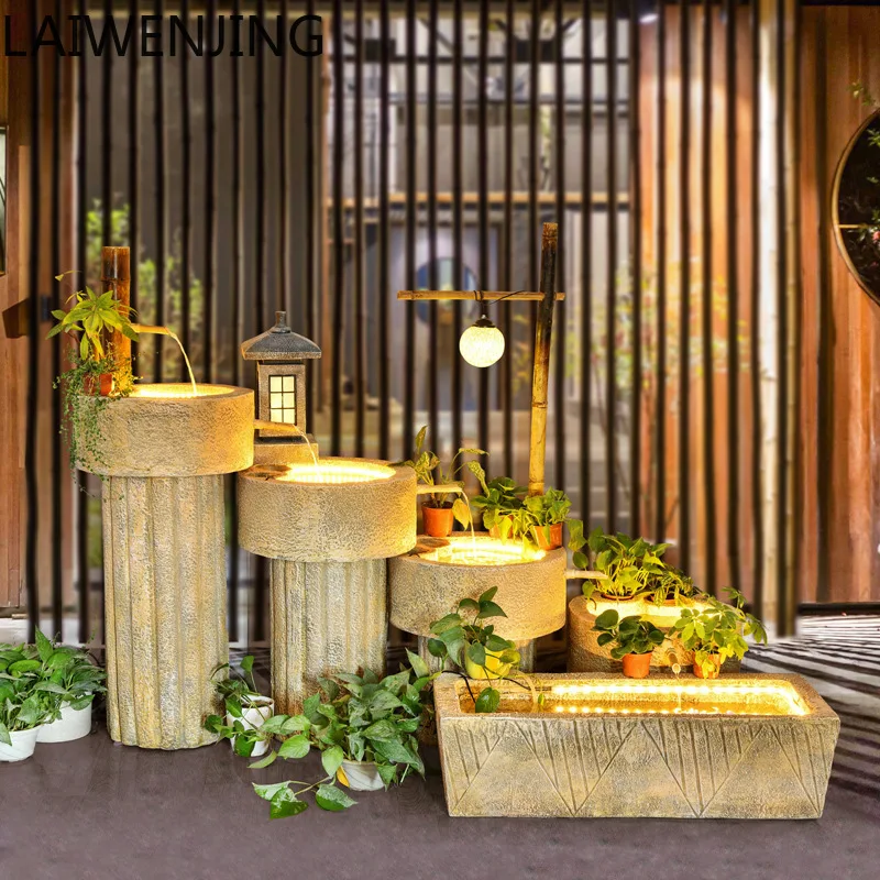 MJY Landscaping Bamboo Landscape Water Flow Ornament Fountain Stone Fish Pond Balcony Decoration
MJY Landscaping Bamboo Landscape Water Flow Ornament Fountain Stone Fish Pond Balcony Decoration