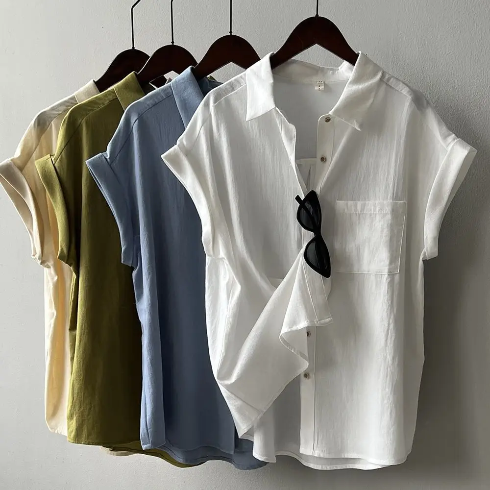Elegant French Flair Chiffon Blouse 2025 - Women's Summer Short Sleeve Top with Flutter Sleeves & Relaxed Fit
Elegant French Flair Chiffon Blouse 2025 - Women's Summer Short Sleeve Top with Flutter Sleeves & Relaxed Fit