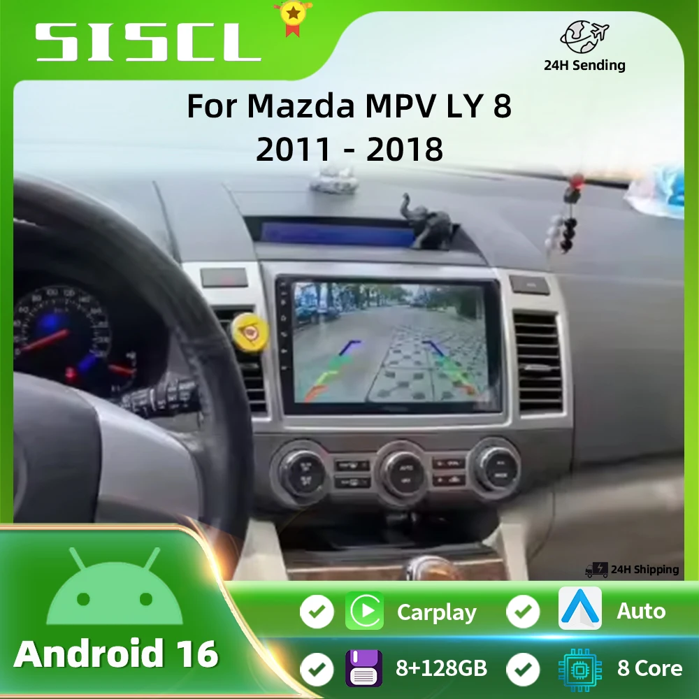 Android 16 Car Radio For Mazda MPV LY 8 2011 - 2018 Viedo Player Stereo 5G WIFI NAVI Gation Qualcomm DSP GPS Multimedia BT 2DIN
Android 16 Car Radio For Mazda MPV LY 8 2011 - 2018 Viedo Player Stereo 5G WIFI NAVI Gation Qualcomm DSP GPS Multimedia BT 2DIN