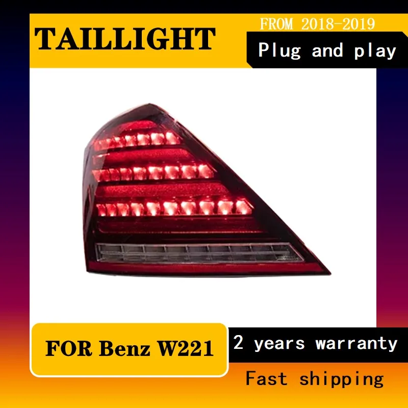 Car Styling for Tail Lamp for Benz W221 Tail Light 2006-2013 S300 S400 S500 Rear Fog Brake Turn Signal Automotive Accessorie
Car Styling for Tail Lamp for Benz W221 Tail Light 2006-2013 S300 S400 S500 Rear Fog Brake Turn Signal Automotive Accessorie