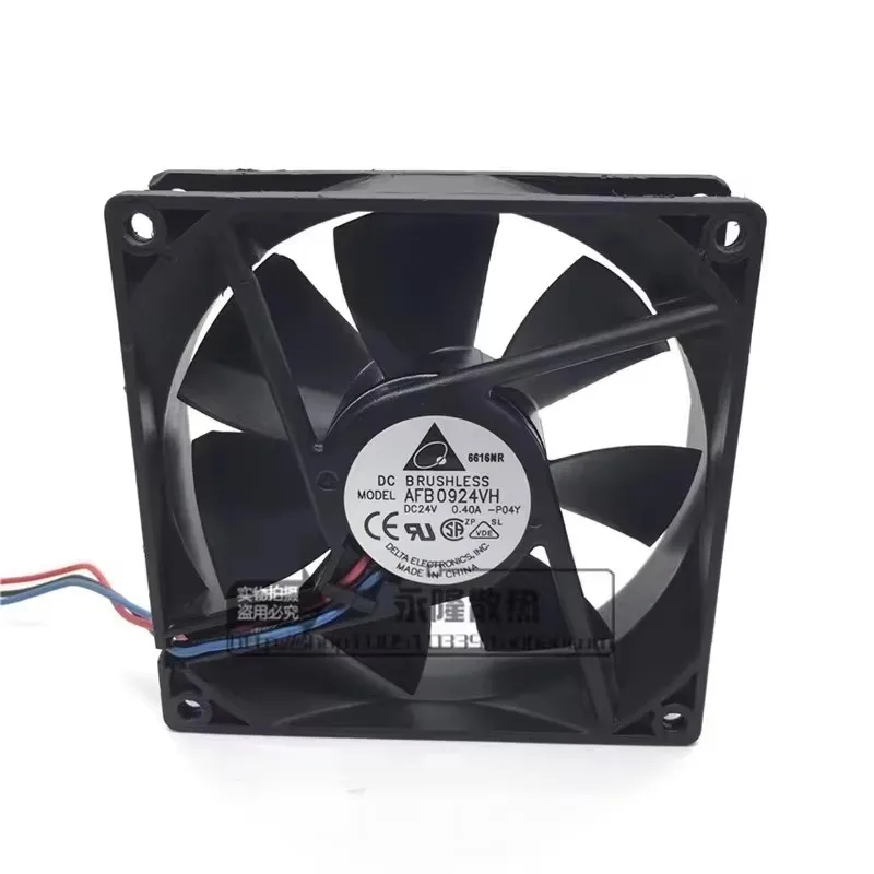 New AFB0924VH 90 * 90 * 25MM 9CM 24V 0.4A Dual Ball Industrial Control Computer Frequency Converter Cooling Fan
New AFB0924VH 90 * 90 * 25MM 9CM 24V 0.4A Dual Ball Industrial Control Computer Frequency Converter Cooling Fan