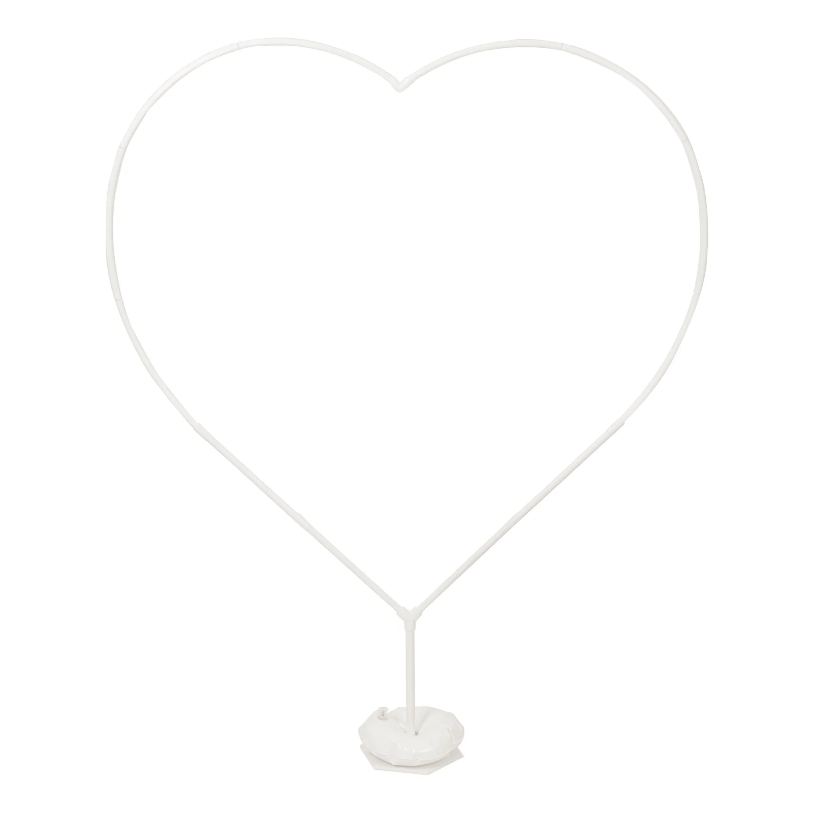 Heart Shaped Balloon Arch 150cm White Plastic Stand for Wedding Birthday Reusable Durable Easy Assembly
Heart Shaped Balloon Arch 150cm White Plastic Stand for Wedding Birthday Reusable Durable Easy Assembly