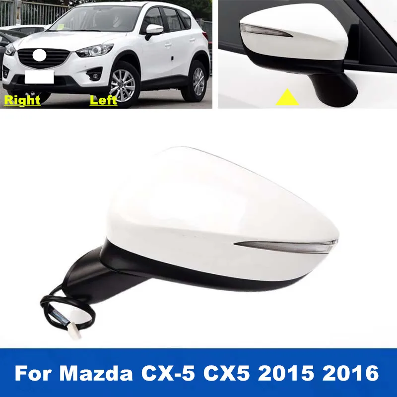 1PCS Door Wing Car RearView Side Mirror With Turn Signal Light For Mazda CX-5 CX5 2015 2016 8PINS 9PINS With Electric Folding
1PCS Door Wing Car RearView Side Mirror With Turn Signal Light For Mazda CX-5 CX5 2015 2016 8PINS 9PINS With Electric Folding