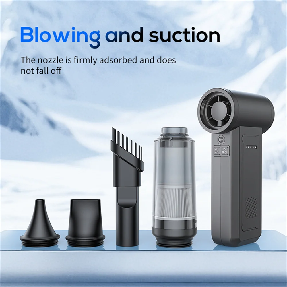 250000RPM Violent Fan Powerful Air Blower Vacuum Dust Cleaner Strong Winds 52m/s Brushless Motor Turbo Jet Blower Dry 8000mAh
250000RPM Violent Fan Powerful Air Blower Vacuum Dust Cleaner Strong Winds 52m/s Brushless Motor Turbo Jet Blower Dry 8000mAh