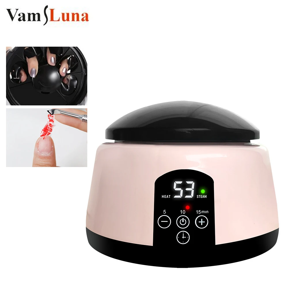 Steam Gel Nail Polish Remover Machine For Home Electric Nail Enhancement Tools Timed temperature Control Quickly Remove Nail Tip
Steam Gel Nail Polish Remover Machine For Home Electric Nail Enhancement Tools Timed temperature Control Quickly Remove Nail Tip